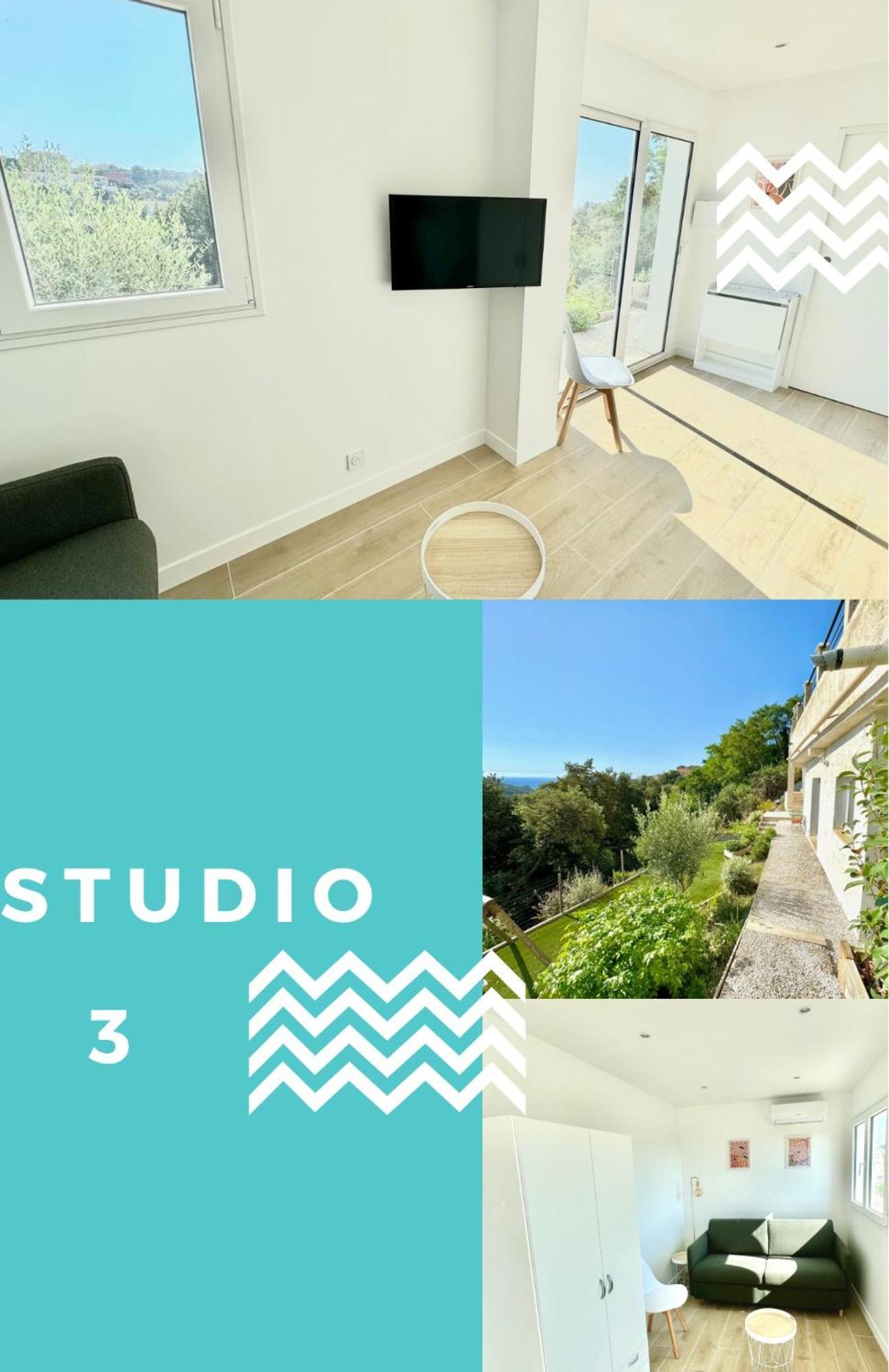 3 Independants Dans Avec Piscine Nizza